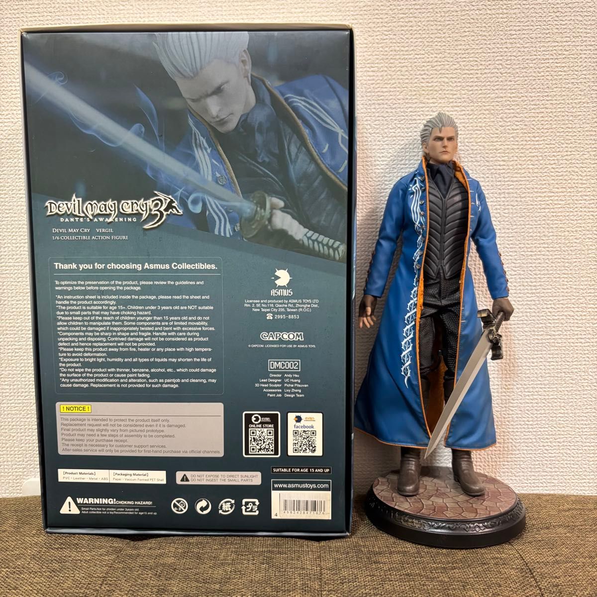 激レア 】アスモストイズ デビルメイクライ バージル 1/6サイズ