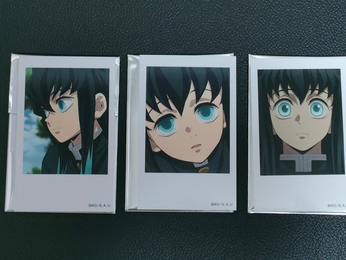 3枚セット 2024 鬼滅の刃 柱カフェ 霞柱 時透無一郎 チェキ風