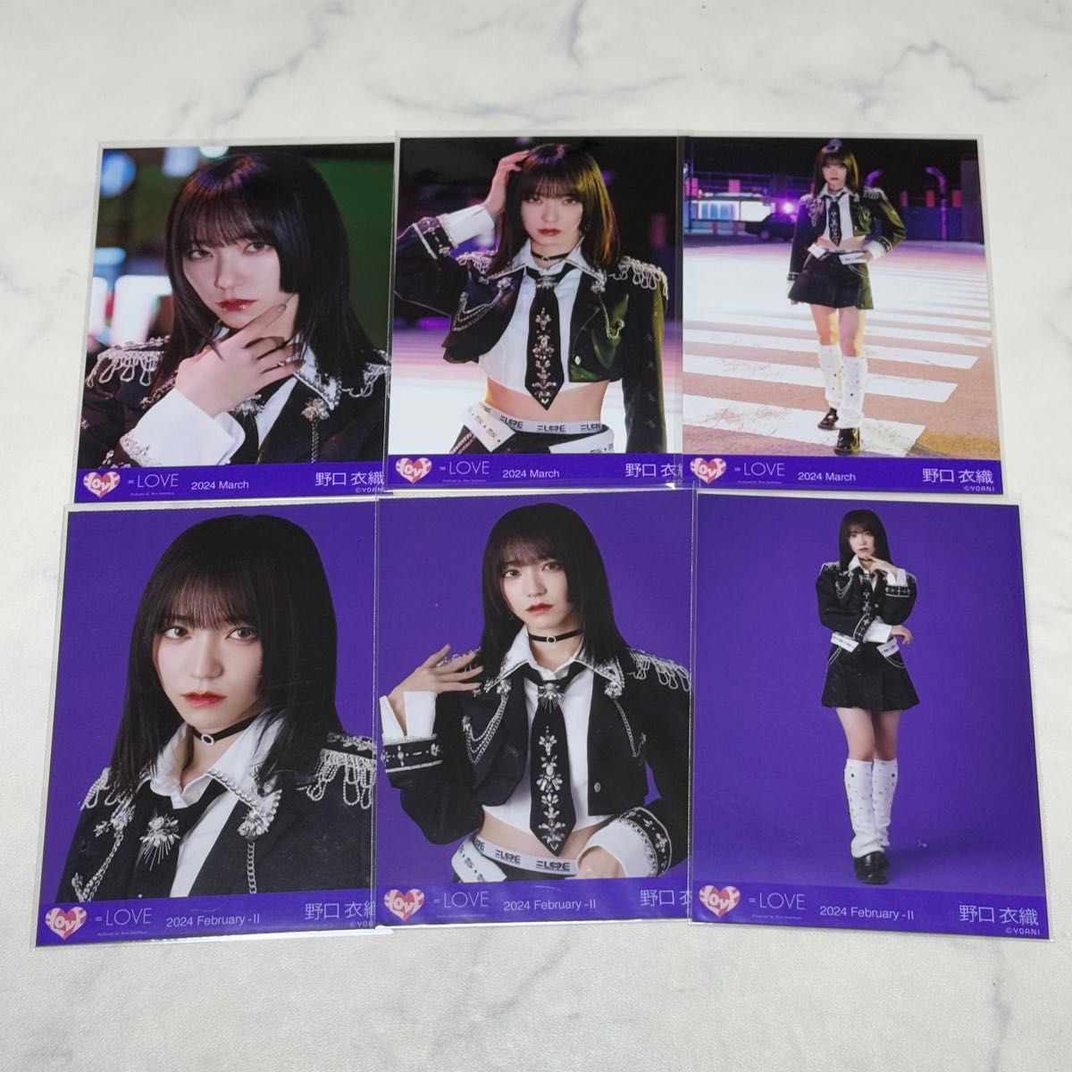 イコラブ ＝LOVE 野口衣織 呪って呪って 歌唱①② 生写真 コンプ