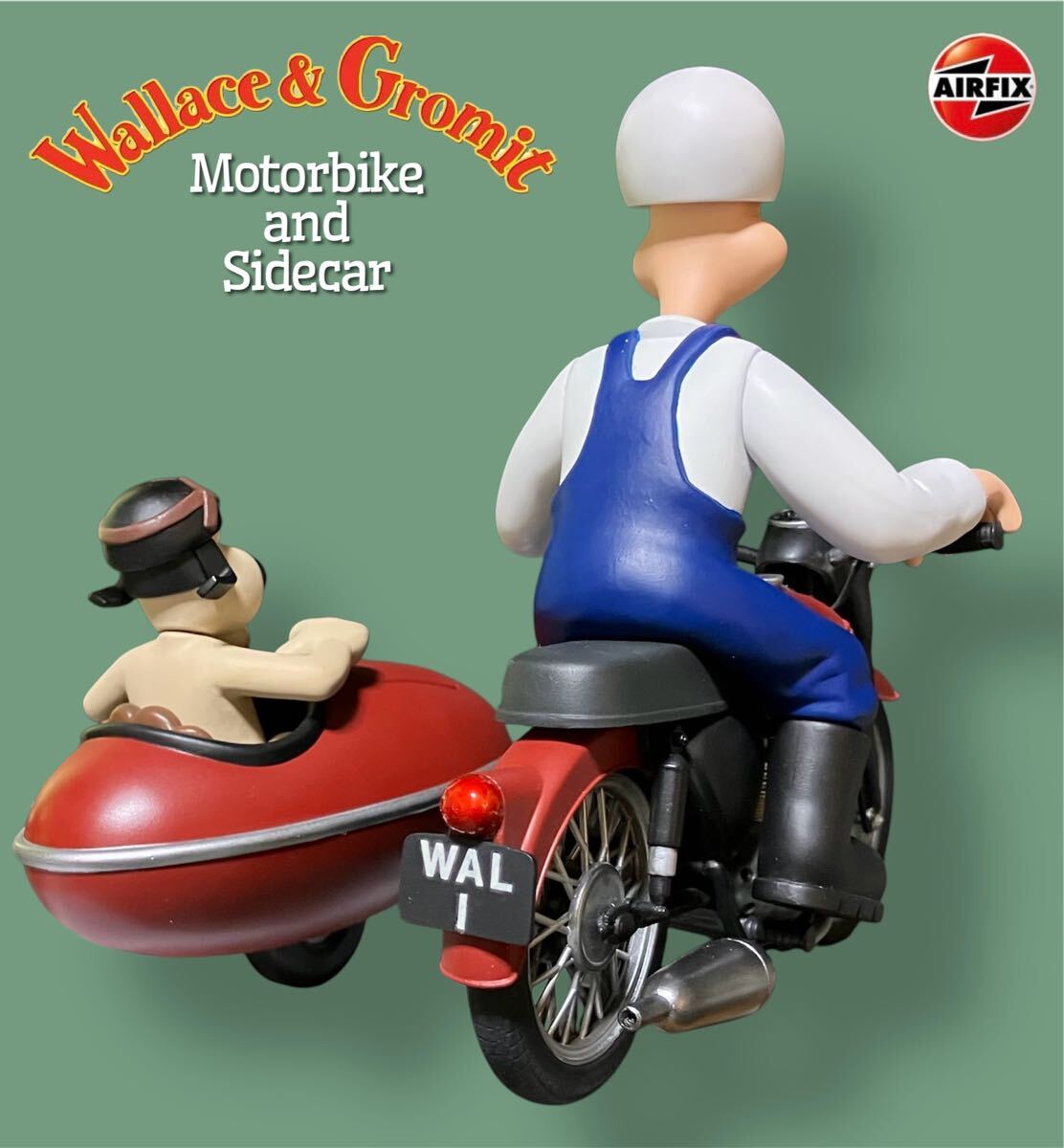 Yahoo!オークション - AIRFIX社製 ウォレスとグルミット バイク＆サイ