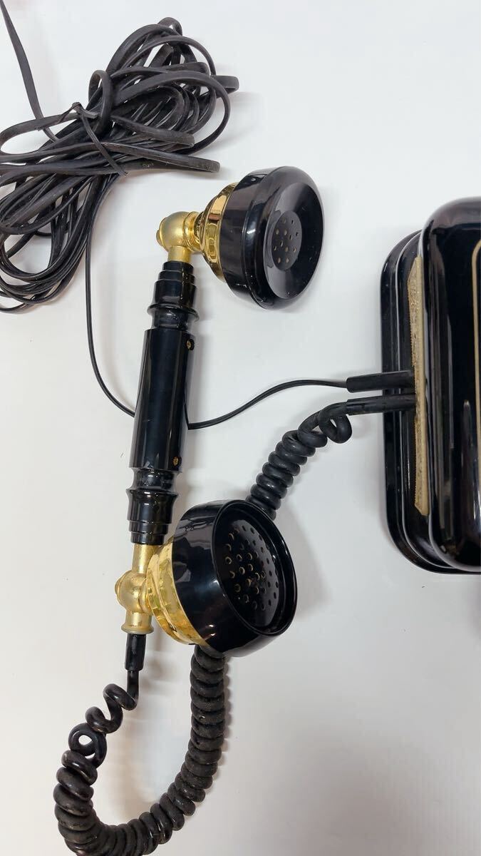 Yahoo!オークション - 【貴重】KANDA 電話機 黒電話 レトロ ダイヤル式