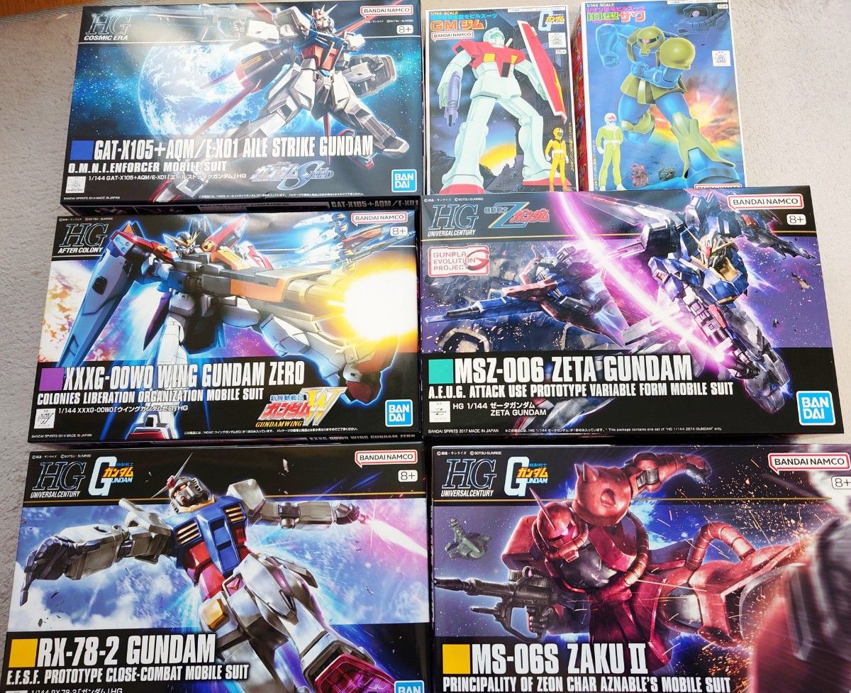 7点セット】1/144 HG 5個 旧キット2個 ガンプラ まとめ売り｜Yahoo