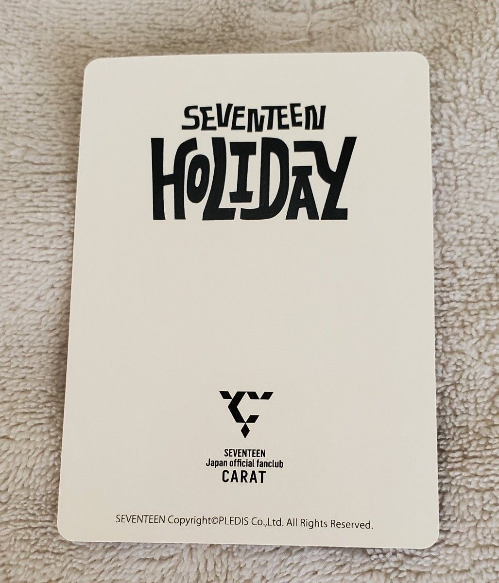 SEVENTEENFC会員継続特典ドギョム DK トレカ & ピクチャーチケット