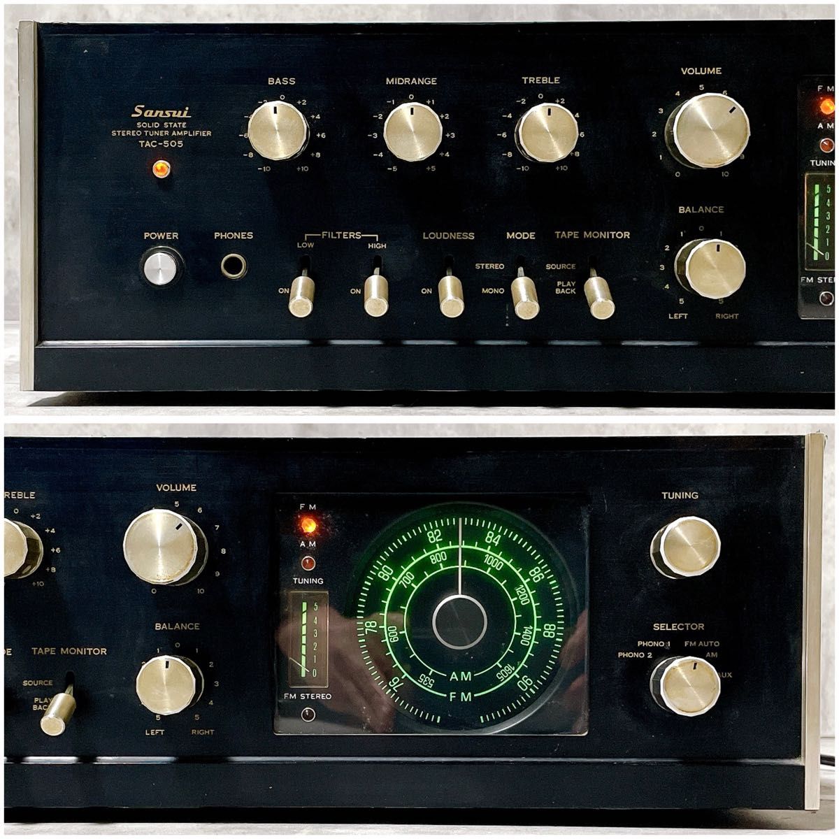 SANSUI サンスイ 山水 TAC-505ステレオレシーバー チューナーアンプ