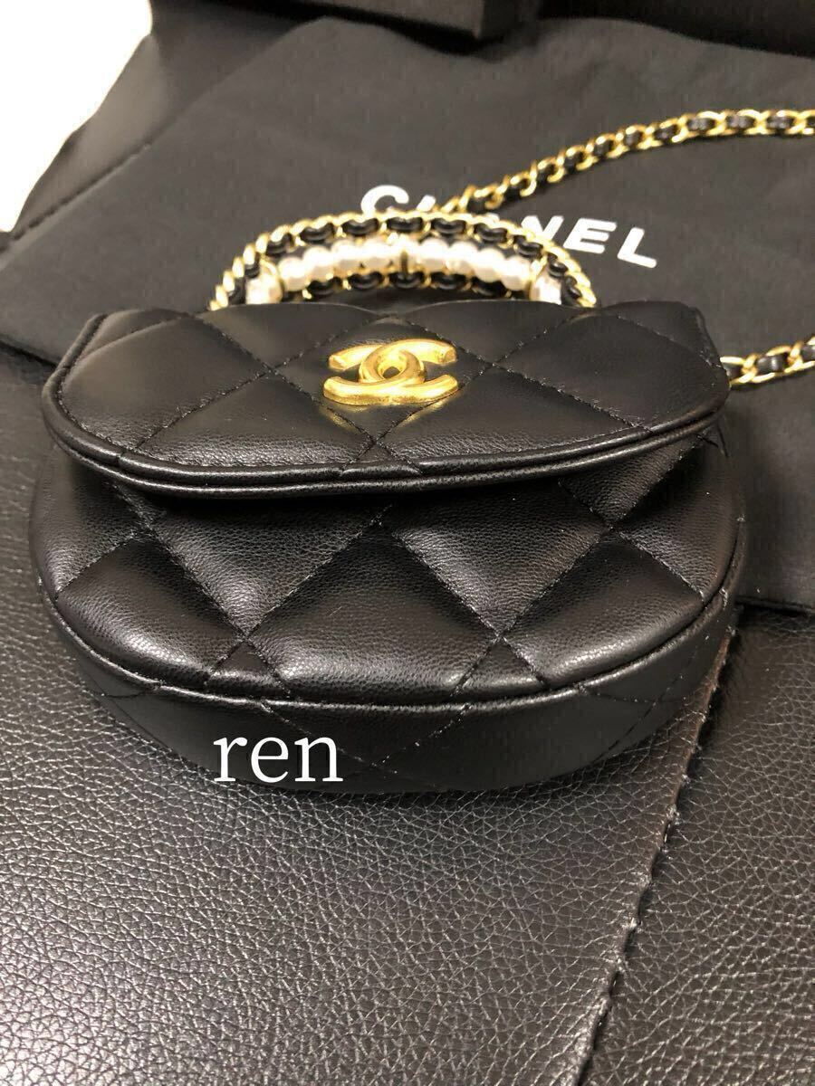 新品 CHANEL シャネル ノベルティ ショルダーバッグ ゴールドチェーン