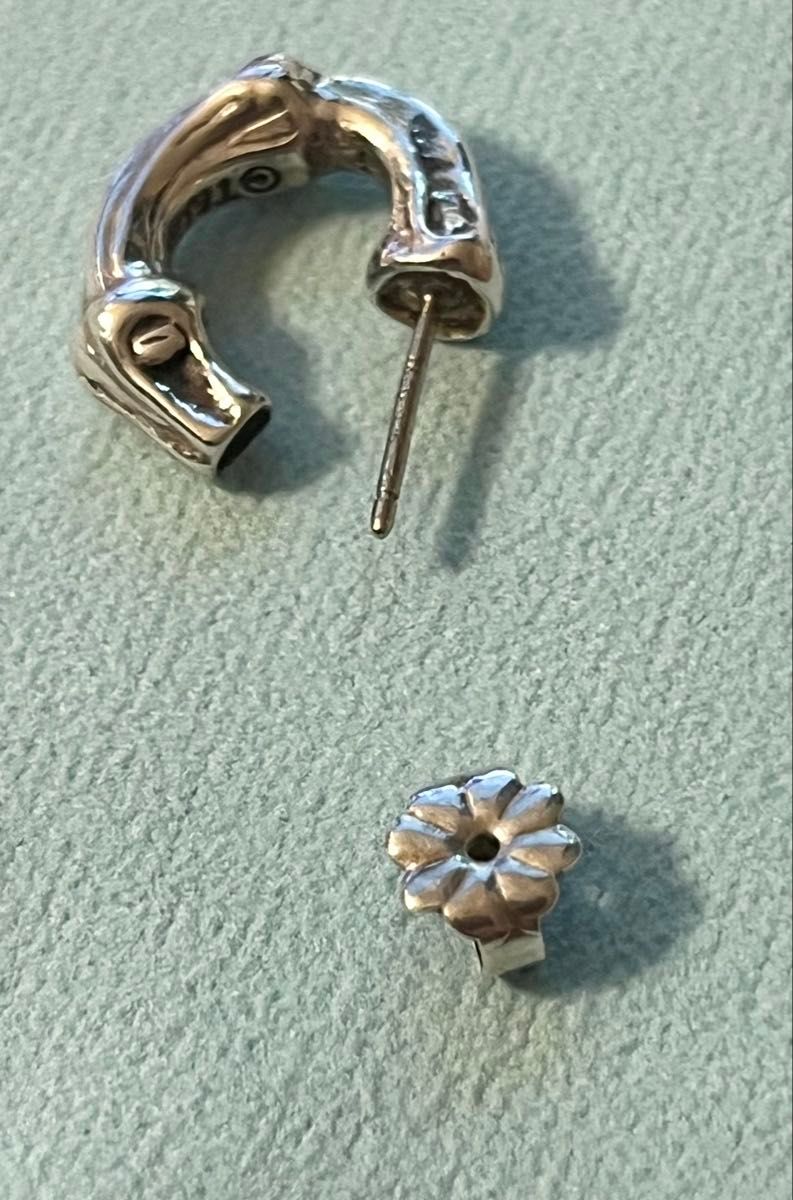 廃盤 Tiffany ティファニー バンブー ピアス シルバー 925 片耳 純正