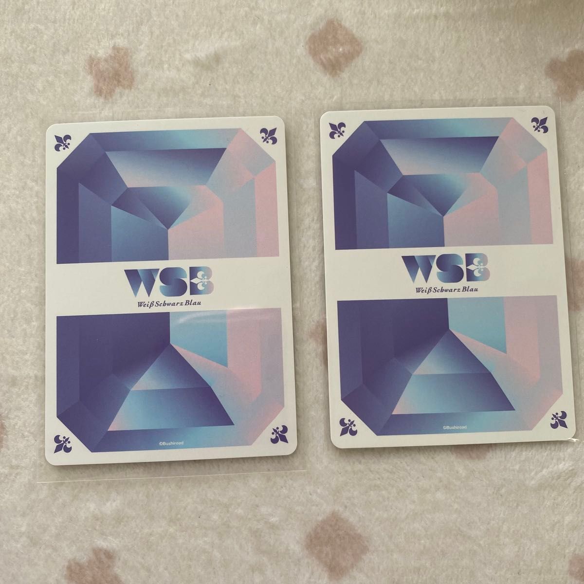 希少 カラフルピーチ ヴァイスシュヴァルツブラウ PRカード 箔押し