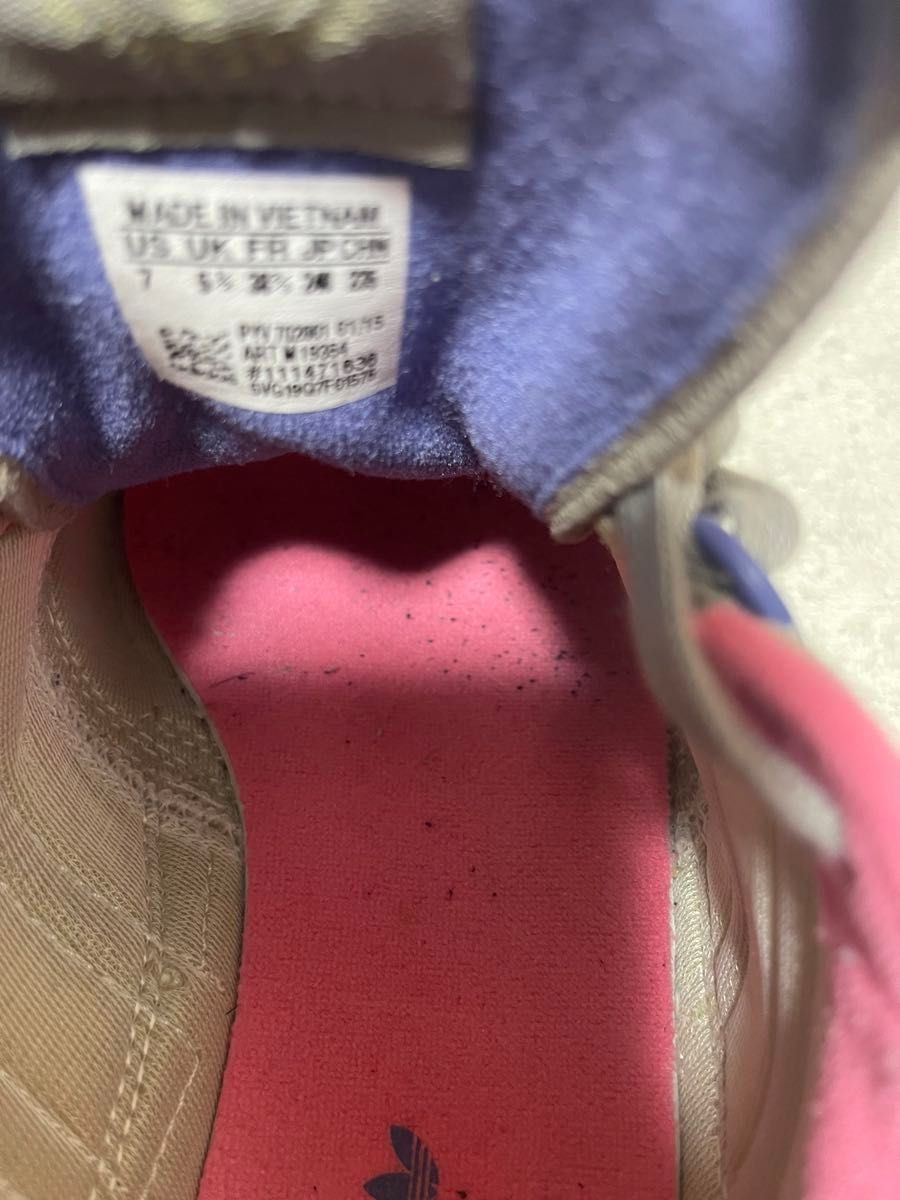 adidas アディダス スニーカー グレー×ピンク｜Yahoo!フリマ（旧PayPay