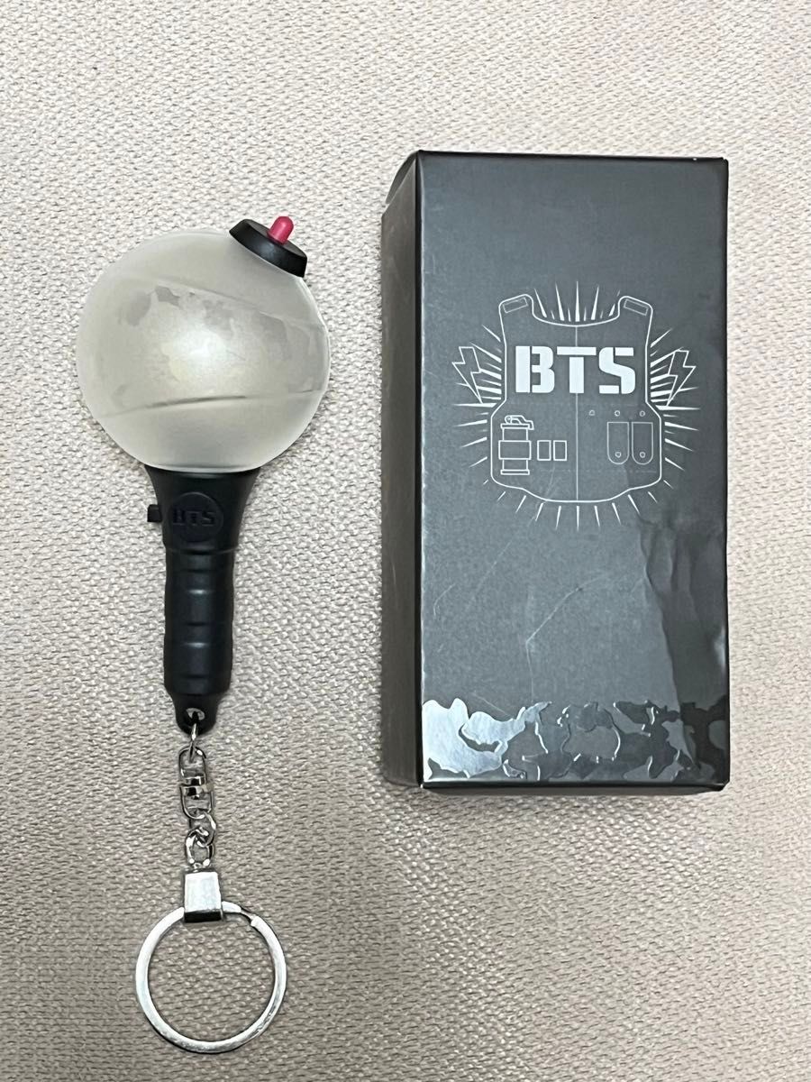 BTS アミボム キーリング/ペンライト/キーホルダー/初代/電池付き