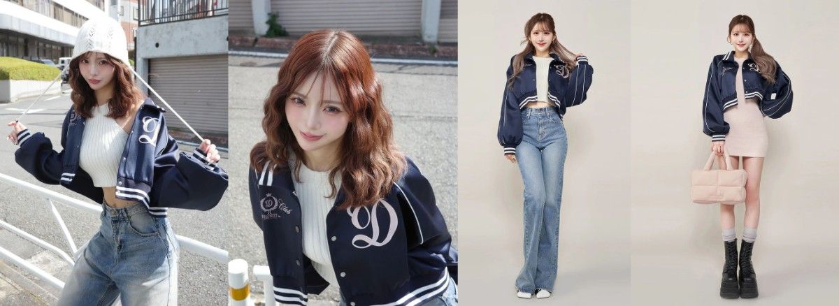 ダーリッチ Darich Clubスカジャン ネイビー NVY｜Yahoo!フリマ（旧