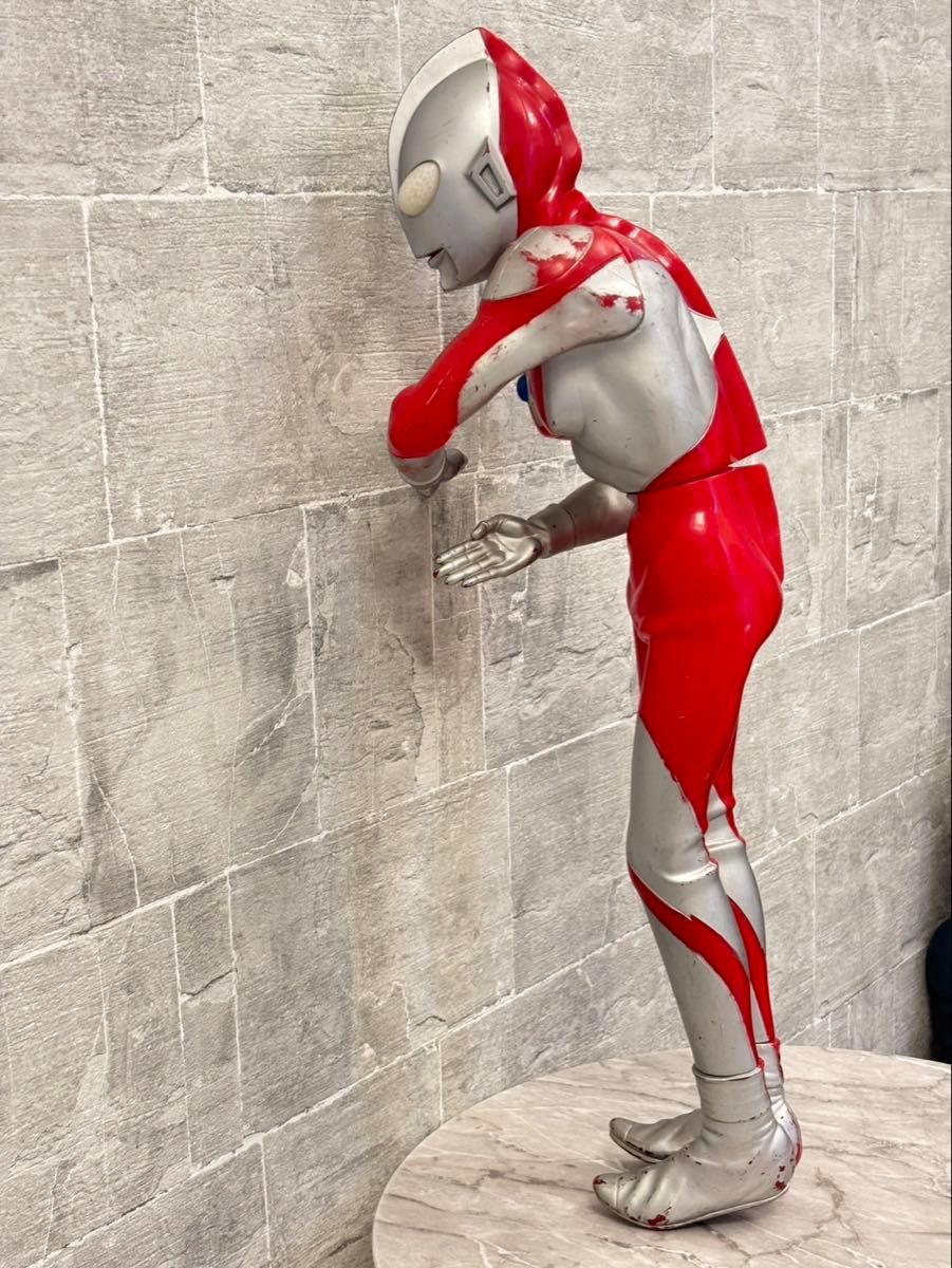 当時物 特大フィギュア ビッグ ソフビ ウルトラマン1989 バルタン星人