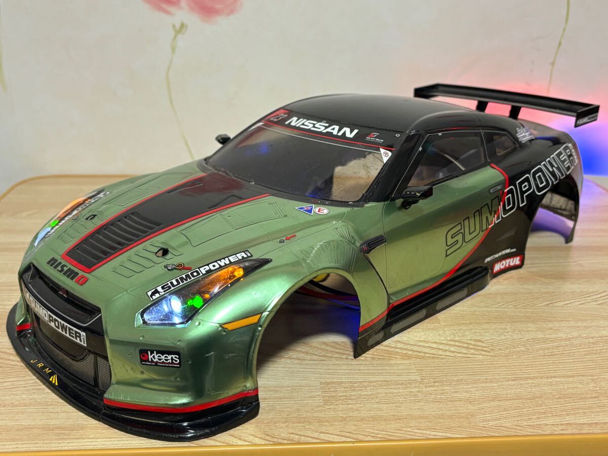 送料無料 1/10 タミヤ SUMO POWER 日産 GT-R R35 LED アンダーネオン
