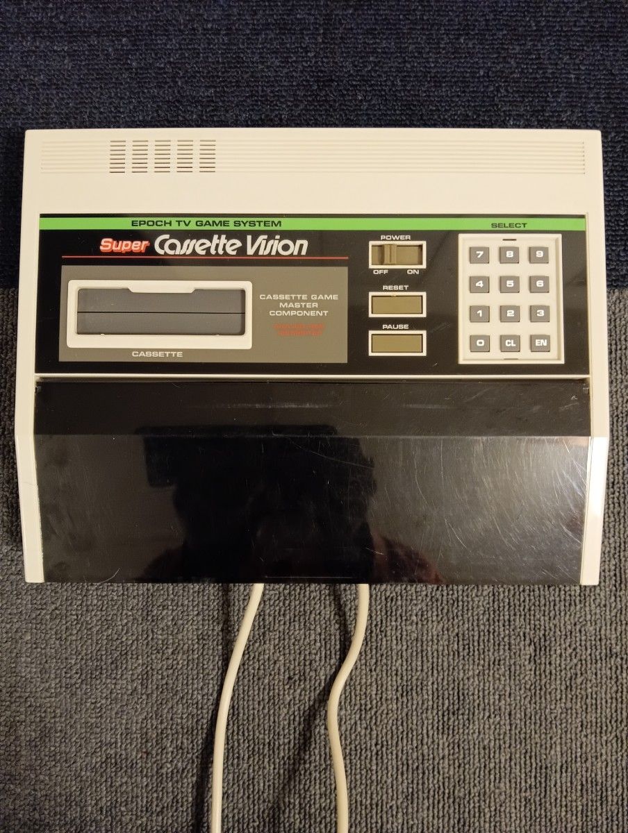 当時物】EPOCH スーパーカセットビジョン 本体+ゲームソフト2本付き