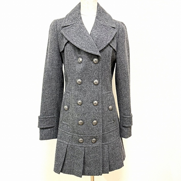バーバリーブルーレーベル コート グレー 38 レディース Burberry Blue