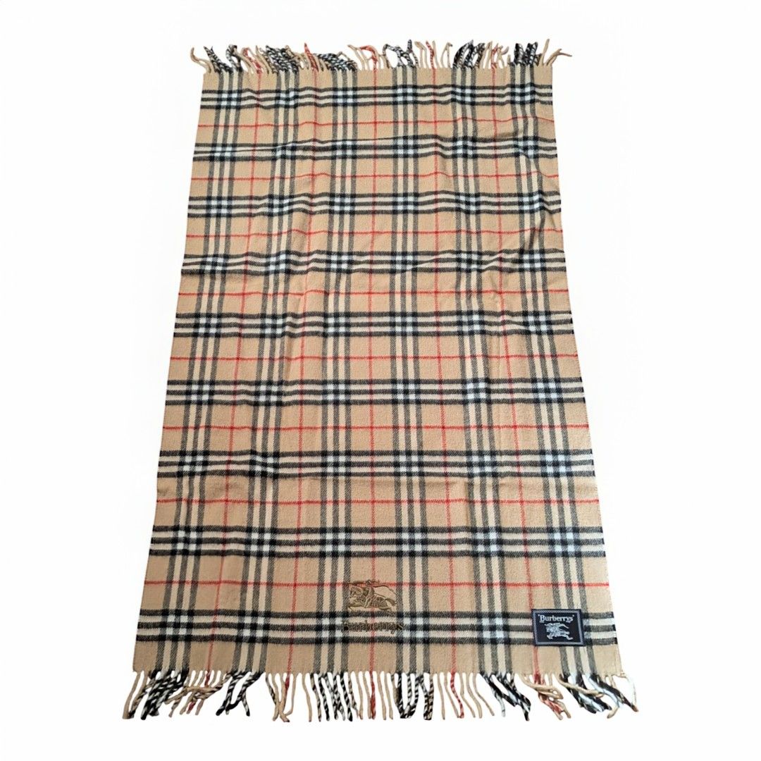 バーバリー ひざ掛け ブランケット ウール100% BURBERRY 新品未使用