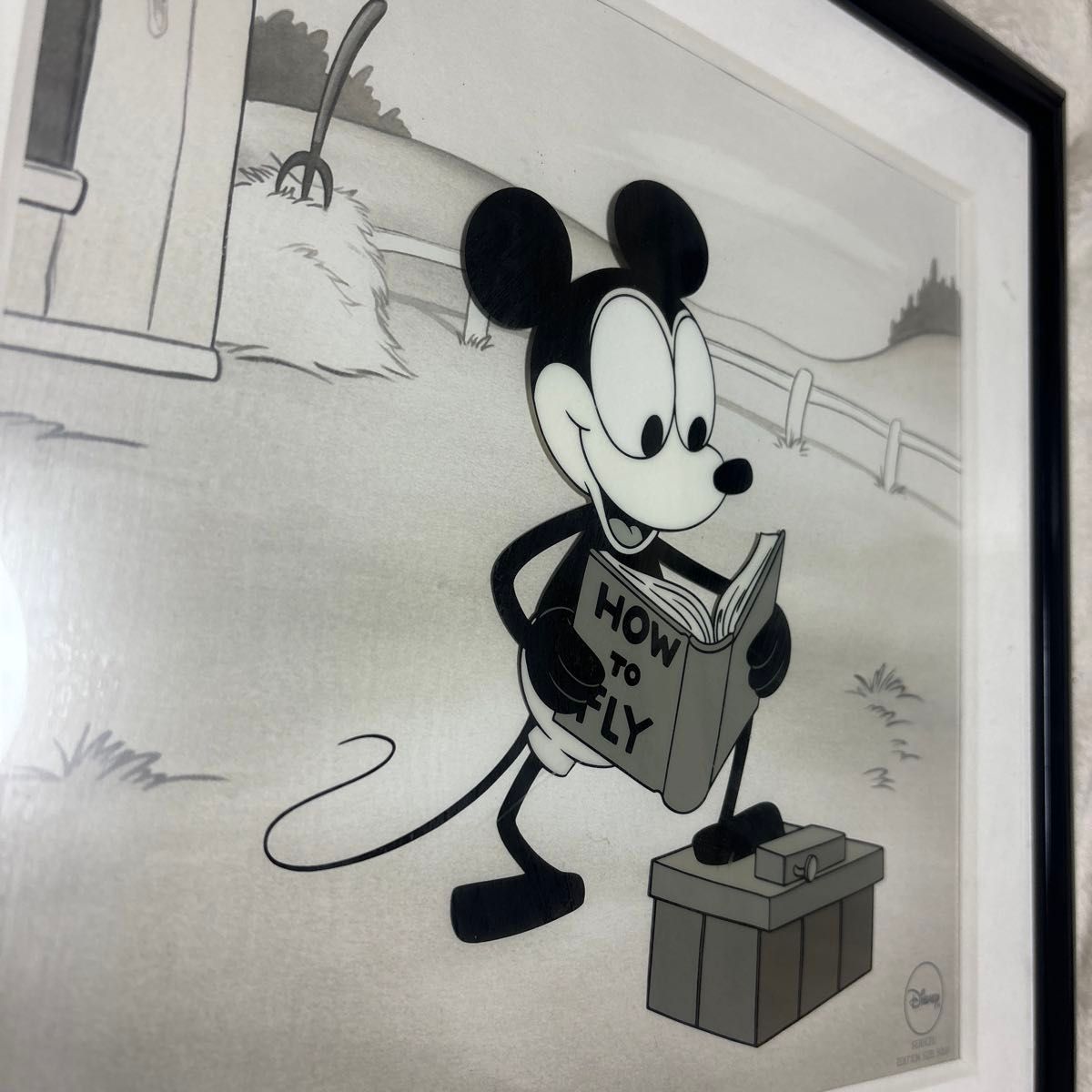 ディズニー ミッキーマウス セル画 Mickey モノクロ｜Yahoo!フリマ（旧