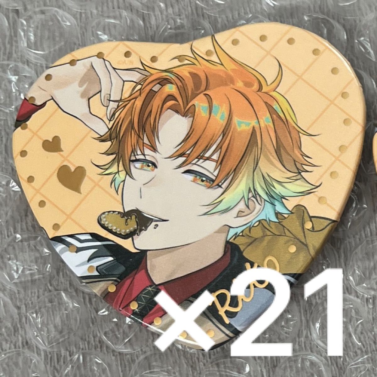 宇佐美リト Valentine バレンタイン ハート缶バッジ にじさんじ｜Yahoo