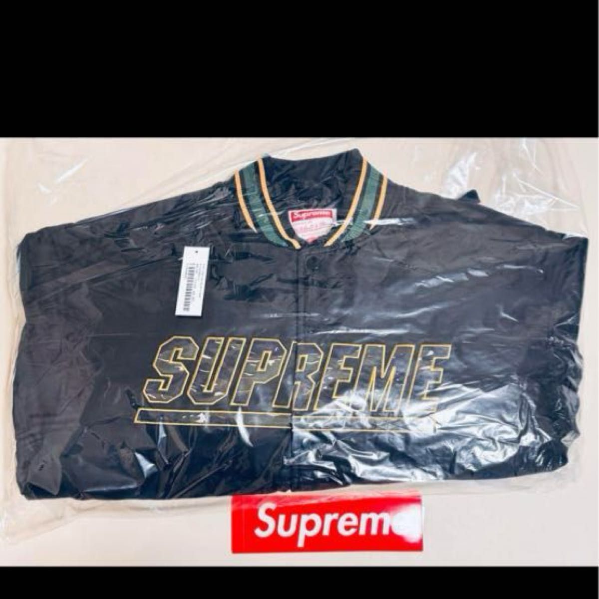 正規品 Supreme/Mitchell & Ness Camo Logo Varsity Jacket 未使用品