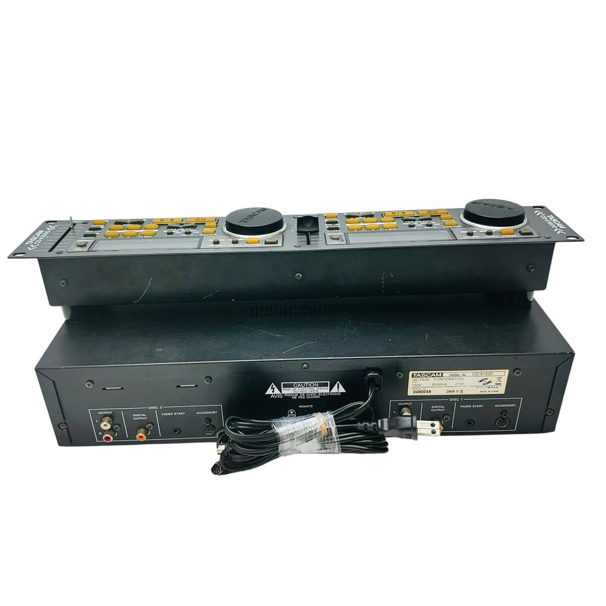 CD-X1500 TASCAM CD DJ CD (日本) TASCAM CDJ デュアル CD