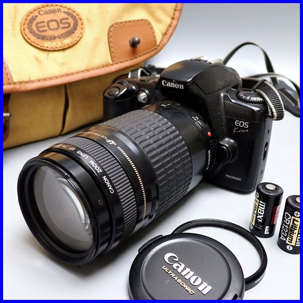 美品・超望遠】Canon キャノン EOS KISS EF 75-300mm 1:4-5.6 Ⅱ レンズ