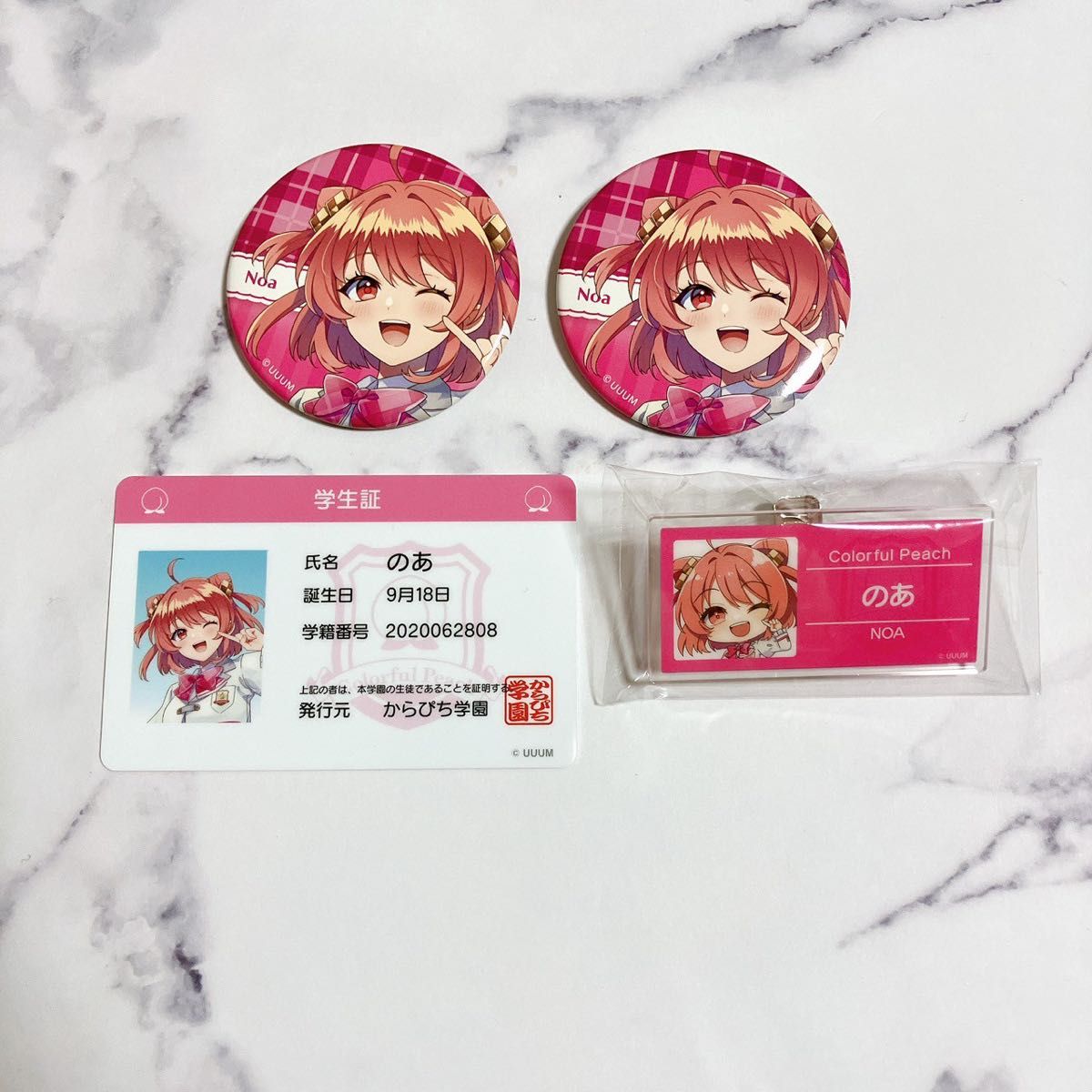 カラフルピーチ からぴちパラダイス2025 学生証 名札 缶バッジ の