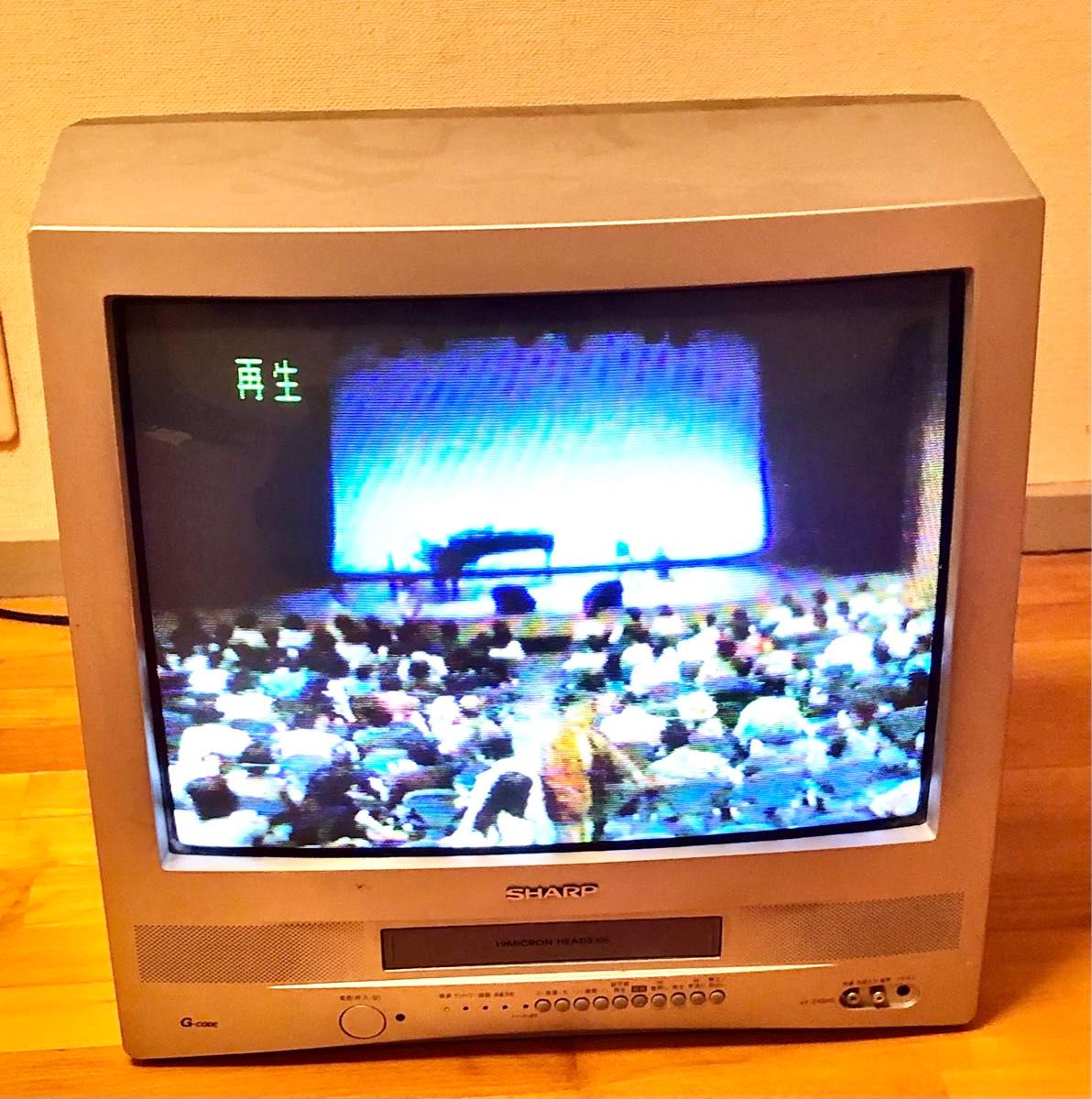 動作確認済み】SHARP ブラウン管 テレビデオVT-21GH5 テレビ ビデオ 一
