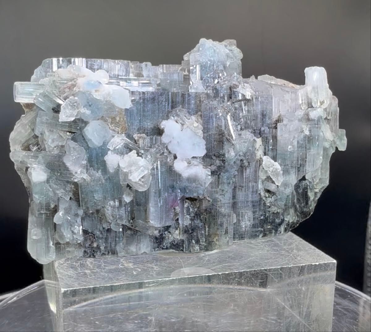 54ct】エチオピア オパール 原石 天然石 鉱物 標本 鉱石 ブルー 虹