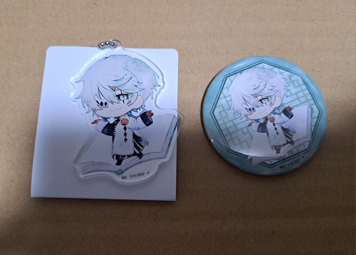 文豪ストレイドッグス 文スト キャラでるアート 缶バッジ アクリル