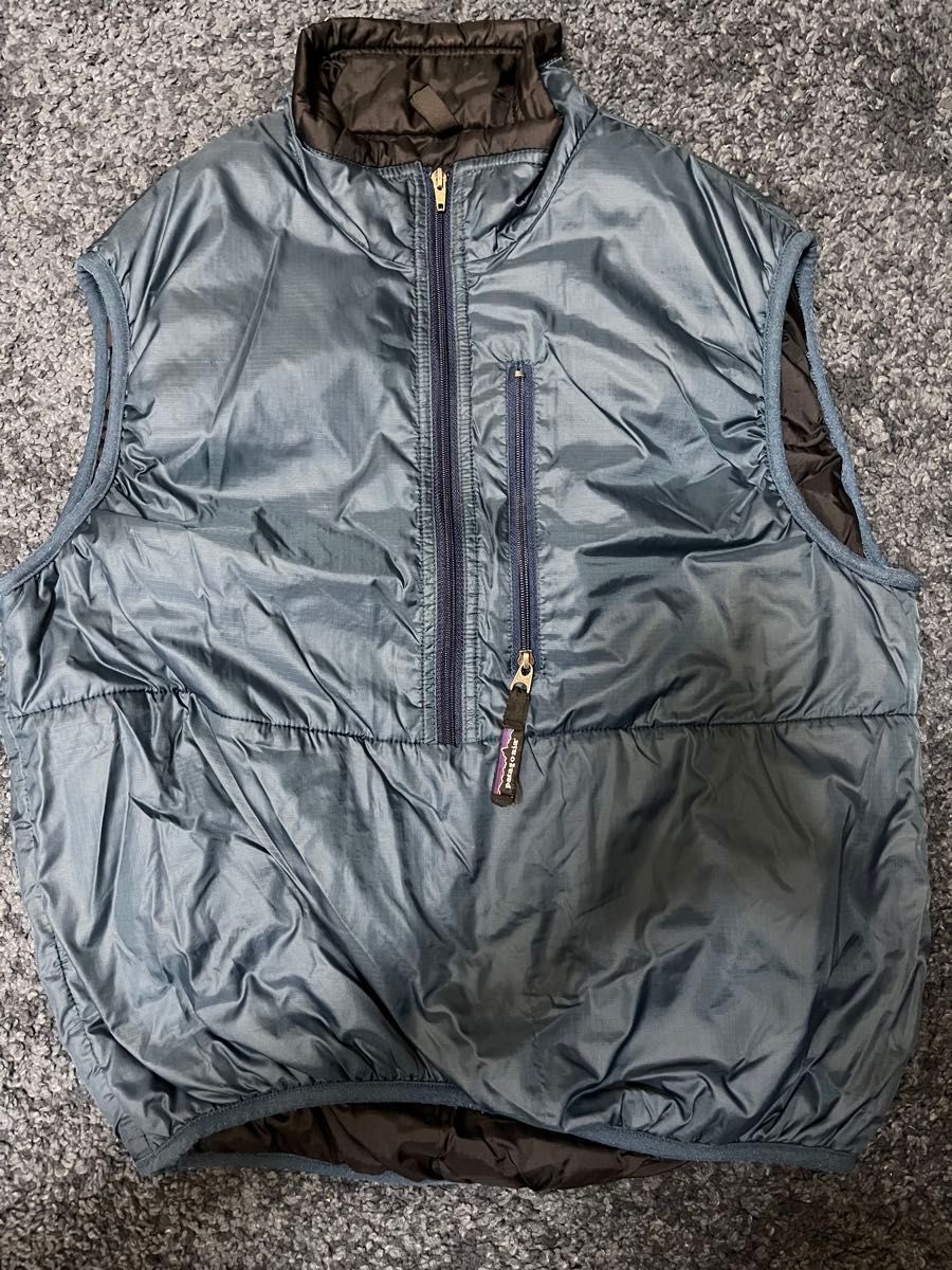 パタゴニア パフボール ベスト ブルー系 軽量 アウトドア 90s 99年製