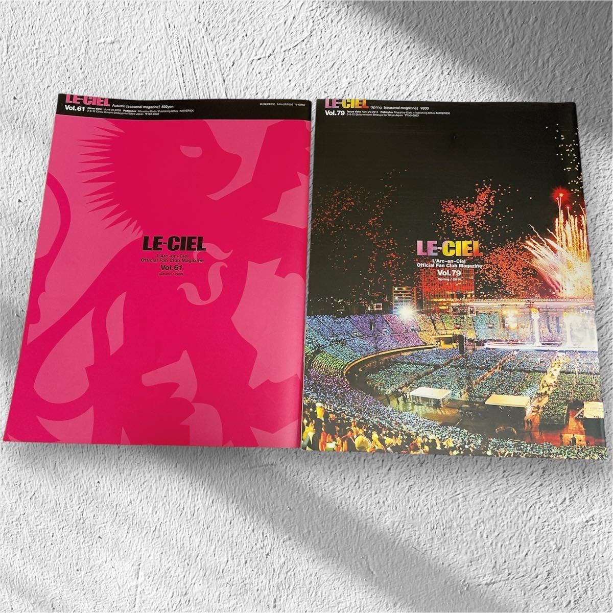 L'Arc-en-Ciel ラルク 会報 6冊セットLE-CIEL Vol 23 42 61 Vol 79〜81