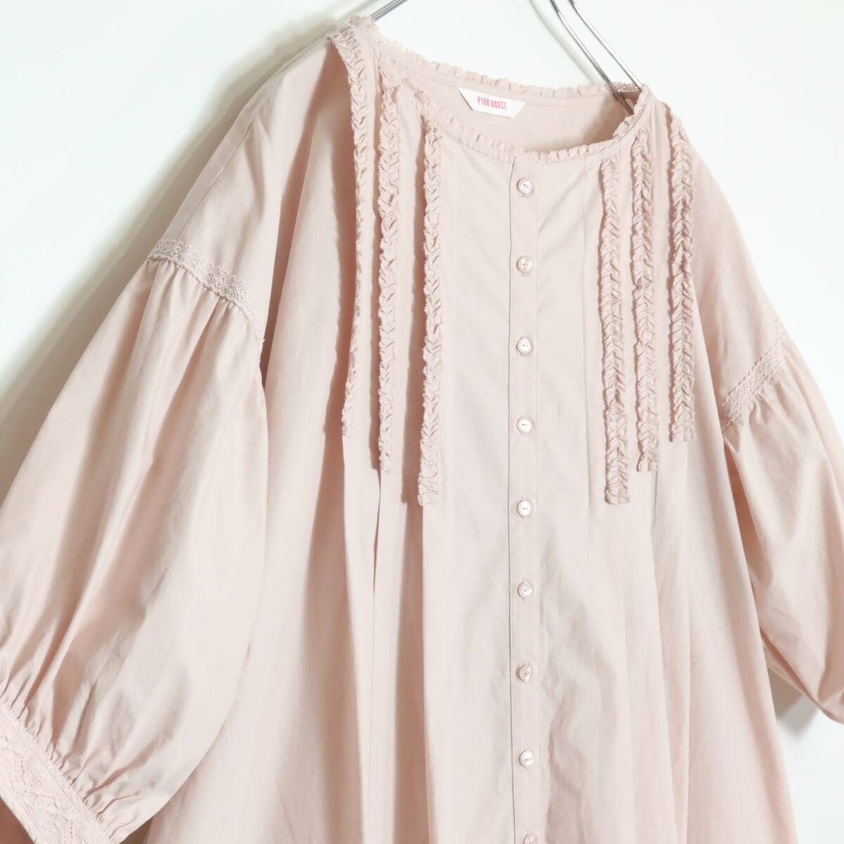 PINKHOUSE キャミソール フリルいっぱいチェニック チュニック 美品