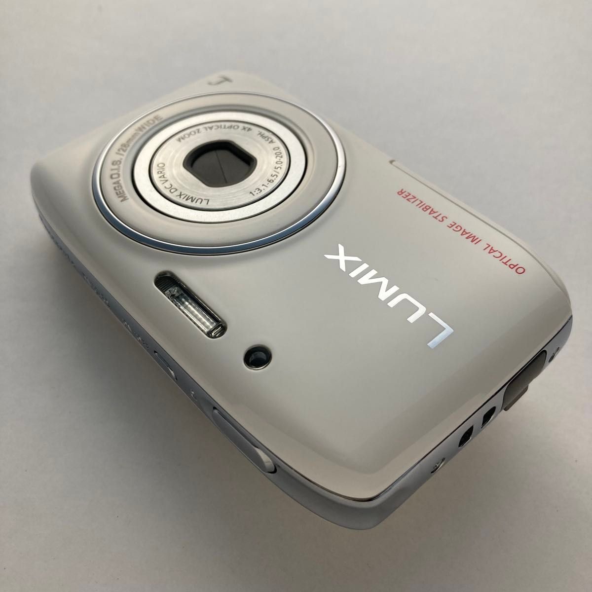 光学4倍ズーム ハイビジョンHD動画 Panasonic LUMIX DMC-S2 ホワイト白