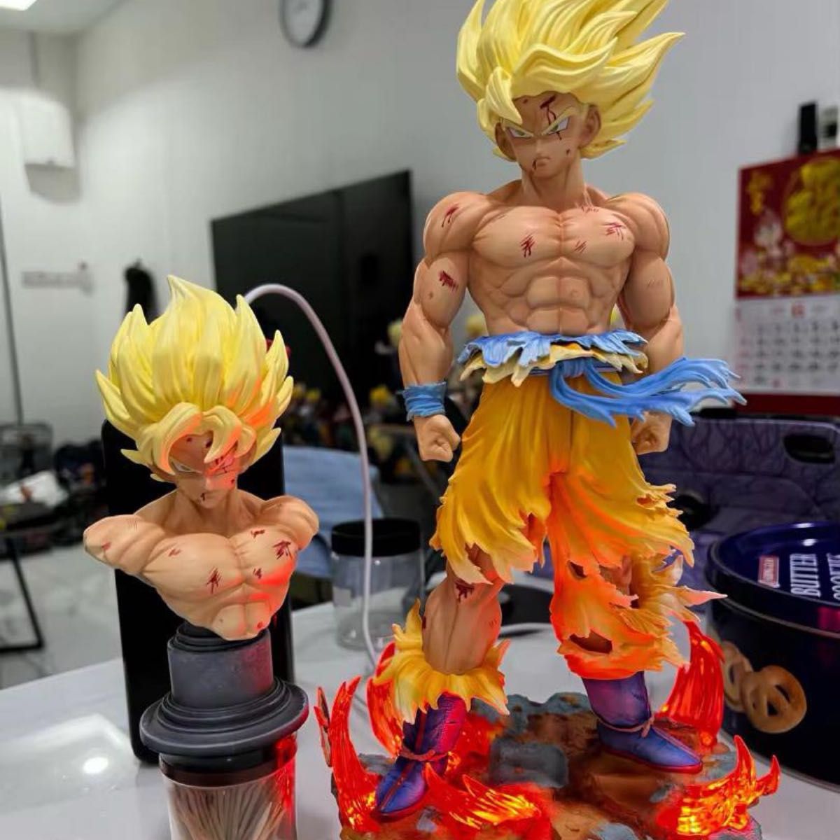 ドラゴンボール 初孫悟空 初超サイヤ人登場ガレージキット｜Yahoo