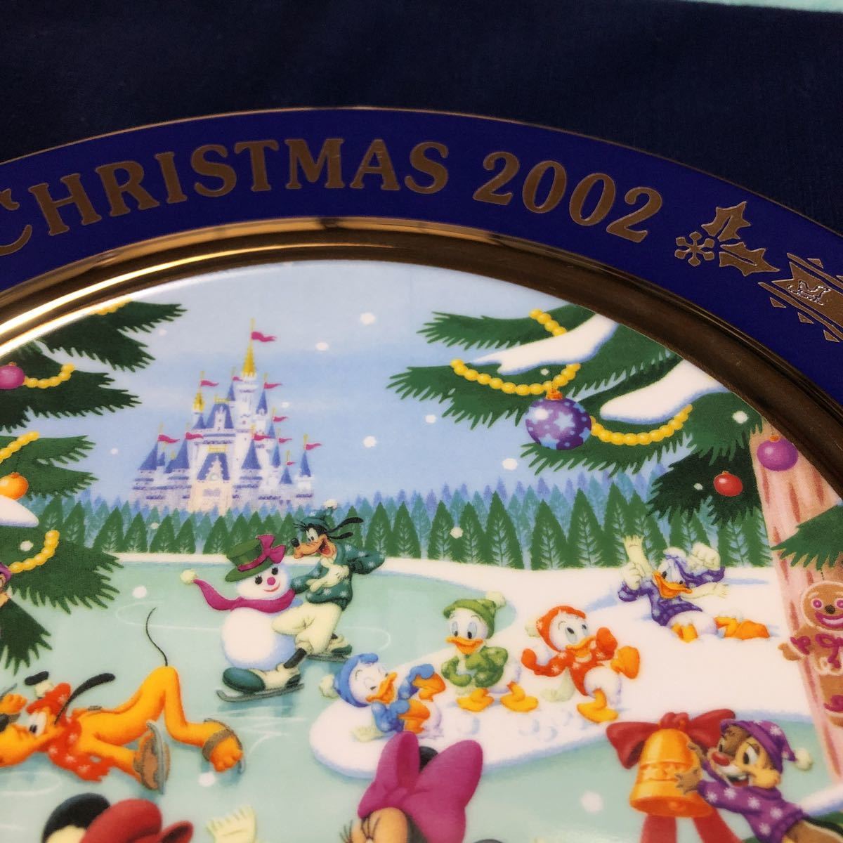 激レア希少品 東京ディズニーランド 2002年 クリスマスプレート 飾り皿
