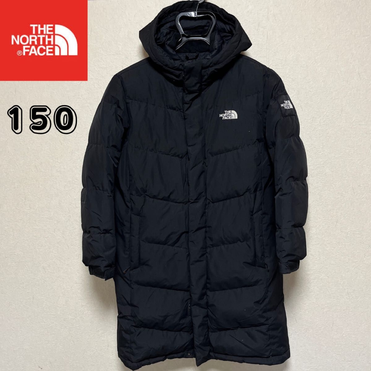 THENORTHFACE ノースフェイス ロングダウンジャケット ブラック キッズ