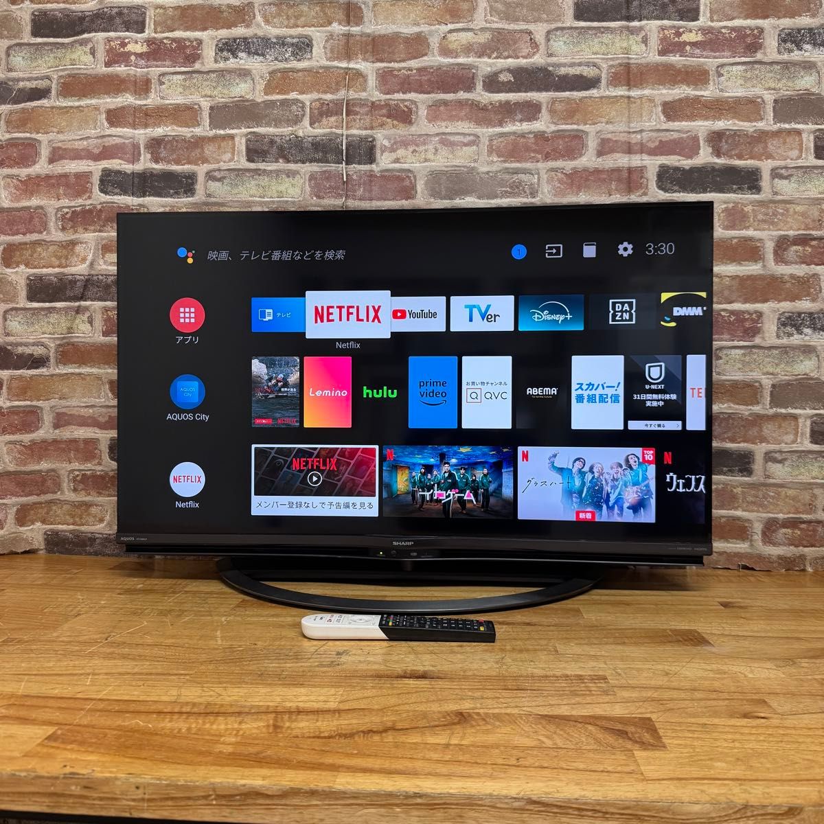 シャープ 40インチ 4K 液晶テレビ AQUOS 4T-C40AJ1 Android TV