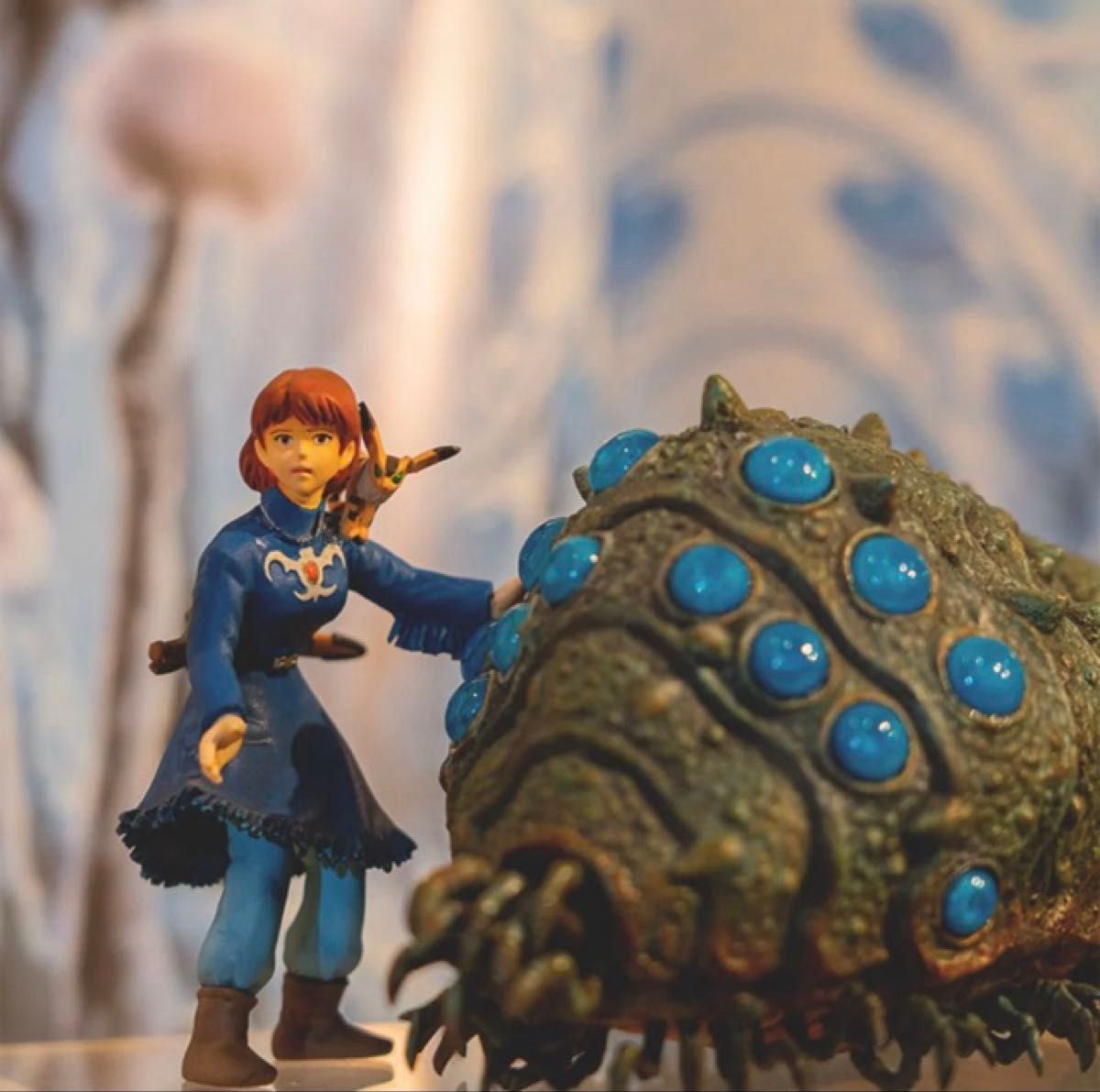 P*O様 風の谷のナウシカ☆ プラモデル完成品 王蟲とナウシカ ジオラマ