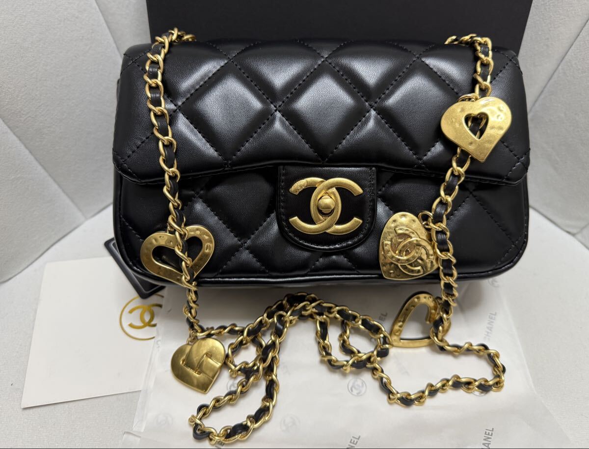 未使用 CHANEL ノベルティ ショルダーバッグ チェーンウォレット