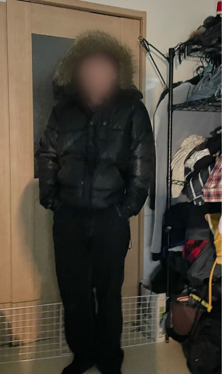 限定値下げ ファーダウン 中綿ダウンジャケット ドローコード付き