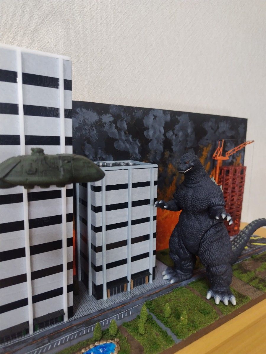 ジオラマ模型 ゴジラvsスーパーX2｜Yahoo!フリマ（旧PayPayフリマ）