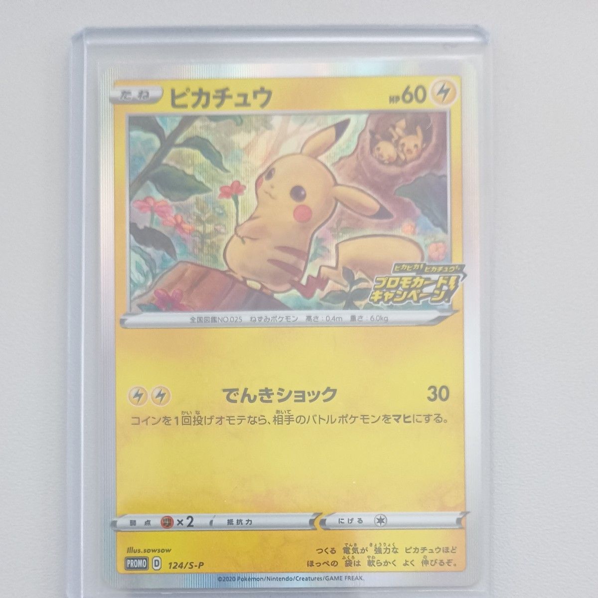 ポケモンカード ピカチュウ プロモカードキャンペーン 124/S-P｜Yahoo
