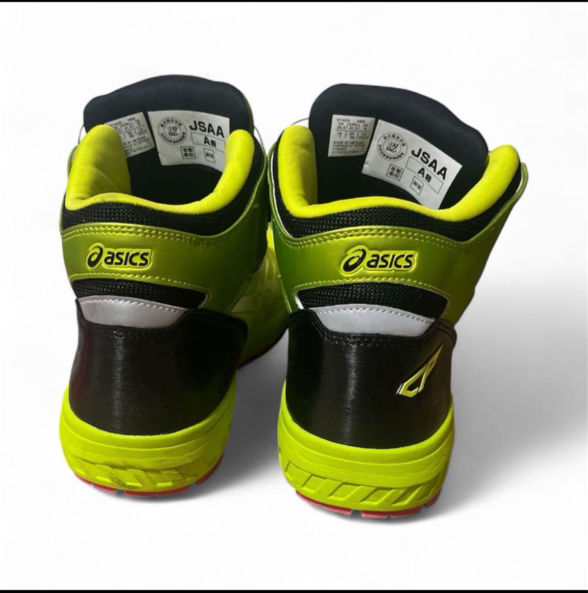 asics CF 蛍光グリーン 安全靴 限定色 アシックス BOA セーフティー