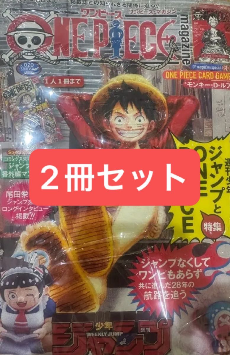 新品未開封ワンピースマガジン 20号 プロモ付き モンキー・D・ルフィ2
