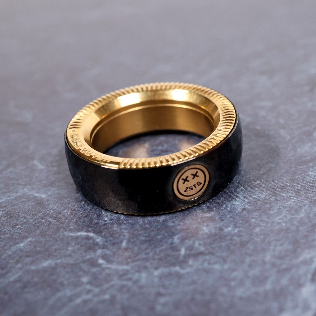 新品 指輪型フィジェットトイ ラチェットリング ブラック EDC｜Yahoo