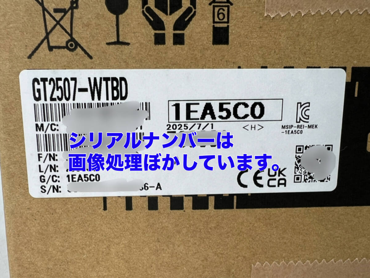 新品未使用未開封】三菱電機製タッチパネル GT2507-WTBD 新春特価