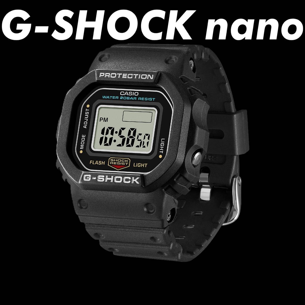 CASIO G-SHOCK nano DWN-5600-1JR ブラック 新品｜Yahoo!フリマ（旧