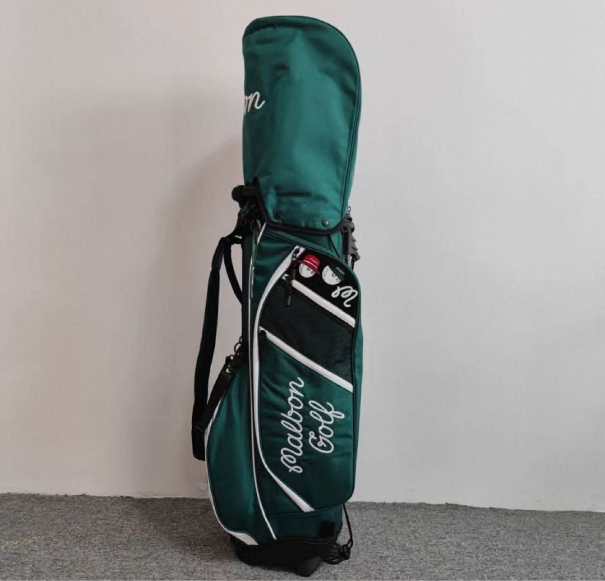 Malbon golf マルボンゴルフ キャディバッグ スタンドバッグ グリーン