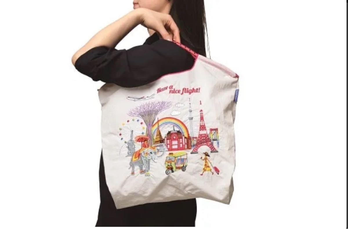 JAL限定 Ball & Chain エコバッグ トートバッグ ボールアンドチェーン