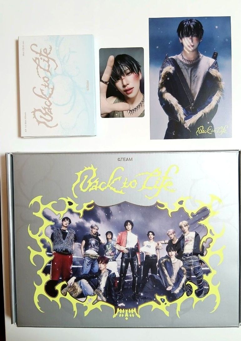 &TEAM Back to Life BREATH ver Photocard Box 開封済み トレカ ポスト