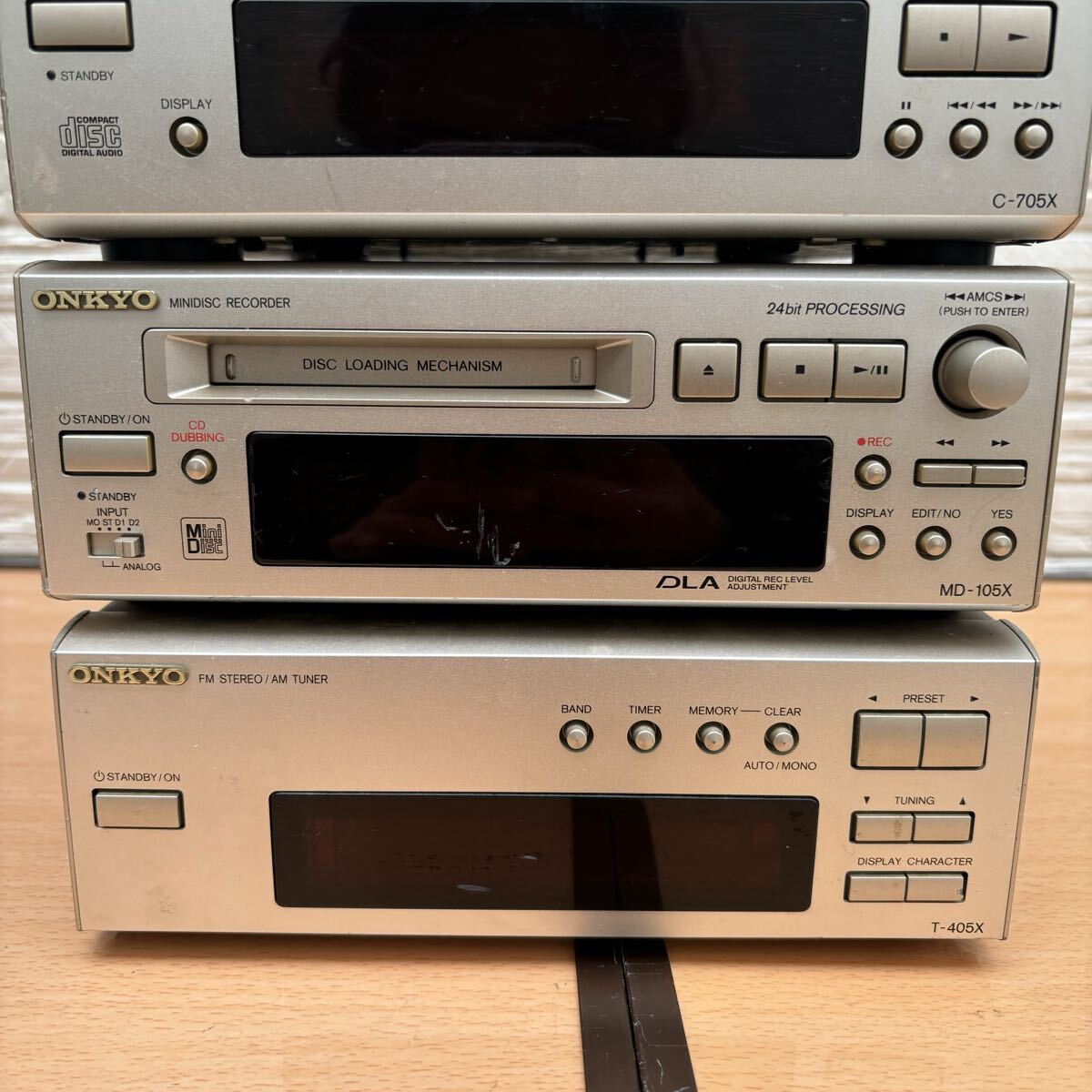 ONKYO ONKYO C-705X MD-105X A-905X D-062AX CD/MDコンポ オンキョー